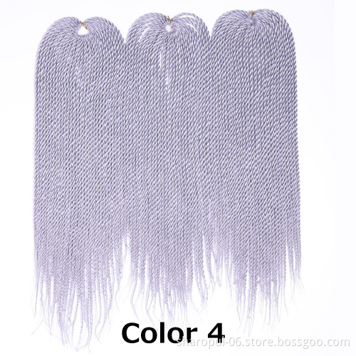 senegalese braiding hair 3packs/lot 22inch 30strands ombre crochet hair